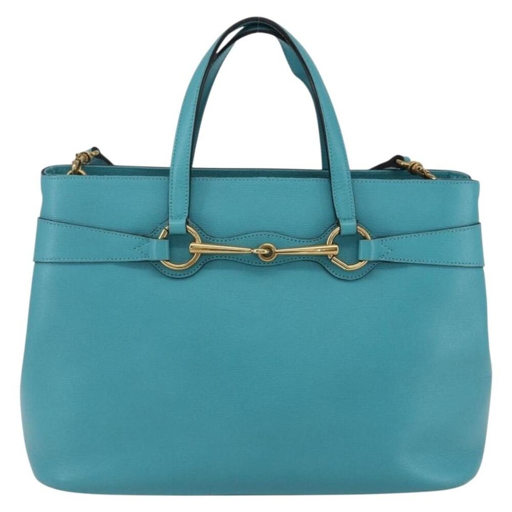 Gucci Leather Handbag Light Blue